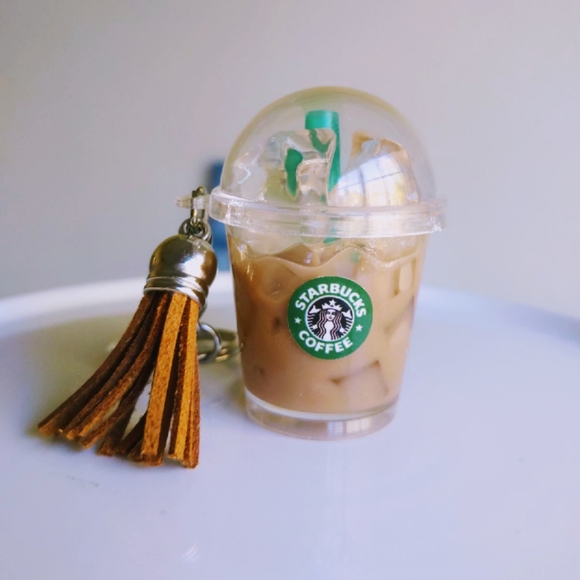 Starbucks Iced Coffee Keychain Bag Charm - Picture 3 of 3
